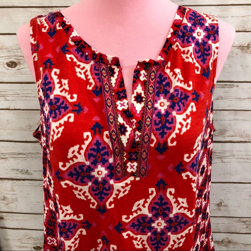 Anthropologie • Akemi + Kin Galapa Cotton Model Split Tank - Picture 4 of 7